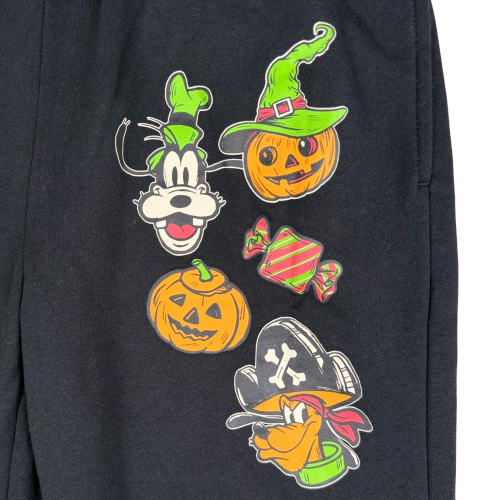 Freeze Disney Mickey Friends Halloween Jogger Pants XS Skeleton Pumpkin - Picture 4 of 8